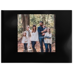 8x11 Layflat Photo Book, Matte Finish Cover with Classic Black design