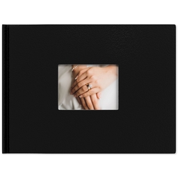 8x11 Leather Cover Photo Book with Damask Memory Book design
