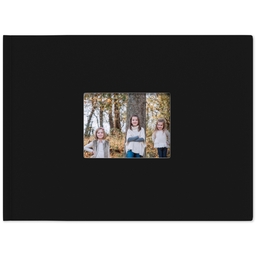 Same-Day 8x11 Linen Cover Photo Book with Classic White design