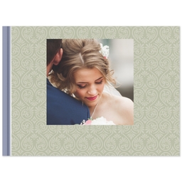8x11 Soft Cover Photo Book with Damask Memory Book design