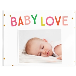 11x14 Layflat Photo Book with Bright Baby design