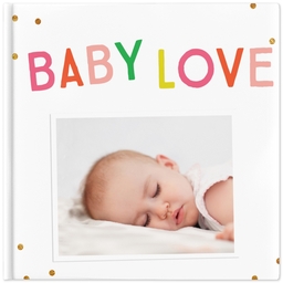 12x12 Hard Cover Photo Book with Bright Baby design