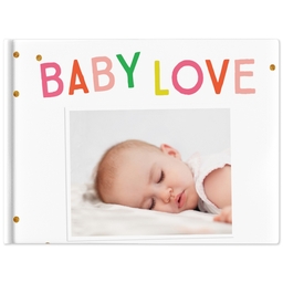 8x11 Hard Cover Photo Book with Bright Baby design
