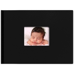 8x11 Leather Cover Photo Book with Baby Animals design