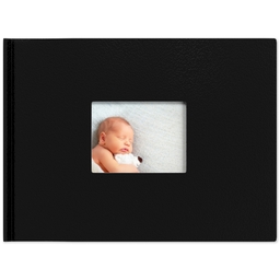 8x11 Leather Cover Photo Book with Bright Baby design