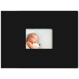 Same-Day 8x11 Linen Cover Photo Book with Bright Baby design