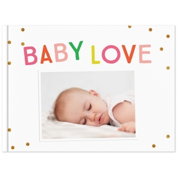 8x11 Soft Cover Photo Book with Bright Baby design