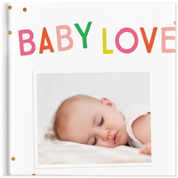8x8 Hard Cover Photo Book with Bright Baby design
