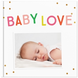 8x8 Soft Cover Photo Book with Bright Baby design