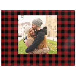 11x14 Layflat Photo Book with Forever Plaid design