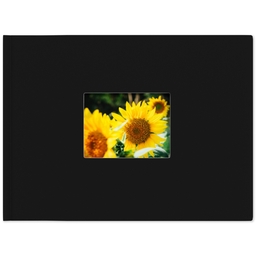 Same-Day 8x10 Linen Cover Photo Book with Floral Serenity Memory Book design