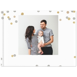 8x11 Premium Layflat Photo Book with Glitter Balloon design