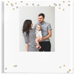 8x8 Hard Cover Photo Book with Glitter Balloon design