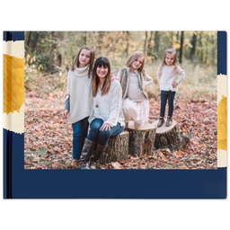 11x14 Layflat Photo Book with Gold Leaf design