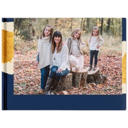 8x11 Hard Cover Photo Book with Gold Leaf design