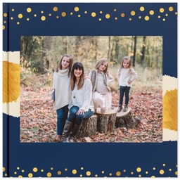 8x8 Soft Cover Photo Book with Gold Leaf design