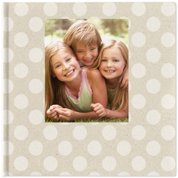 12x12 Hard Cover Photo Book with Kraft Paper Pop design