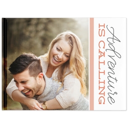 8x11 Layflat Photo Book, Matte Finish Cover with Lets Be Adventurers design