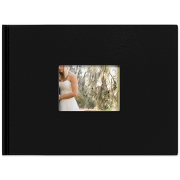 8x11 Leather Cover Photo Book with Metallic Glamour design