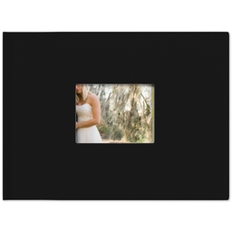 Same-Day 8x10 Linen Cover Photo Book with Metallic Glamour design