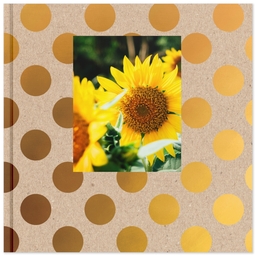 8x8 Soft Cover Photo Book with Metallic Kraft Pop design