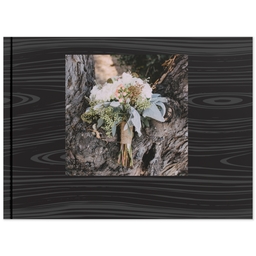 8x11 Soft Cover Photo Book with Onyx and Pearls design
