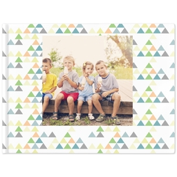 11x14 Layflat Photo Book with Prisms and Arrows design