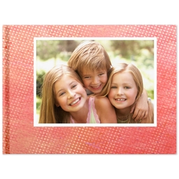 8x11 Layflat Photo Book, Matte Finish Cover with Pastel Pop design