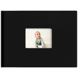8x11 Leather Cover Photo Book with Stamp Of Approval design