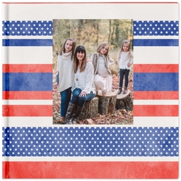 12x12 Hard Cover Photo Book with Vintage Americana design