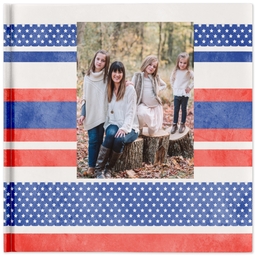 8x8 Hard Cover Photo Book with Vintage Americana design