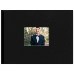 8x11 Leather Cover Photo Book with Wedding design