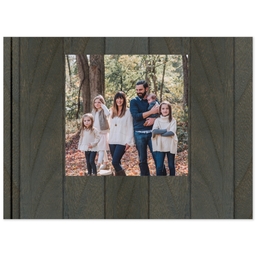 8x11 Soft Cover Photo Book with Wood design