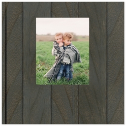 8x8 Soft Cover Photo Book with Wood design