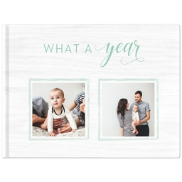 11x14 Layflat Photo Book with What a Year design