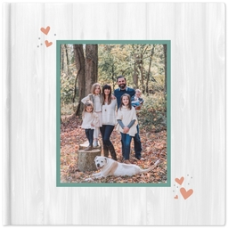 12x12 Hard Cover Photo Book with Forever Family design