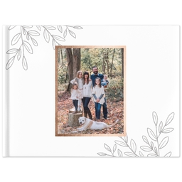 8x11 Layflat Photo Book, Matte Finish Cover with Delightful Days design
