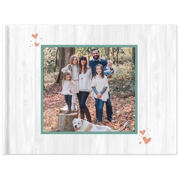 8x11 Layflat Photo Book, Matte Finish Cover with Forever Family design