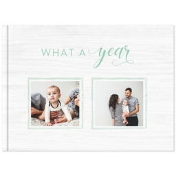 8x11 Soft Cover Photo Book with What a Year design