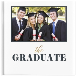 8x8 Hard Cover Photo Book with Graduation Time design