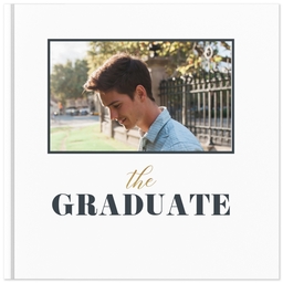 8x8 Soft Cover Photo Book with Graduation Time design