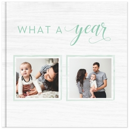 8x8 Soft Cover Photo Book with What a Year design