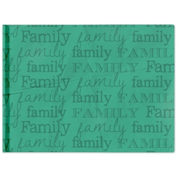 8x11 Linen Cover Photo Book with Family Life design