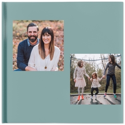 8x8 Hard Cover Photo Book with Plaid Dad design