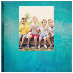 12x12 Hard Cover Photo Book with Oceanic design