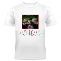 Photo T-Shirt, Adult Small with Believe design