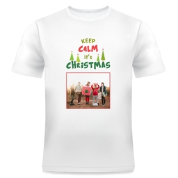 Photo T-Shirt, Adult Small with Calm for Xmas design