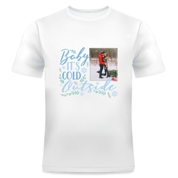 Photo T-Shirt, Adult Small with Cold Outside design