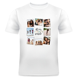 Photo T-Shirt, Adult Small with Favorites Collage design