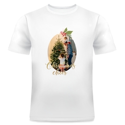 Photo T-Shirt, Adult Small with Floral Cheer design